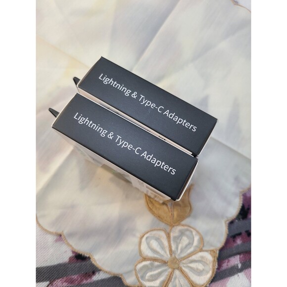 2 Pack EGTech Apple to USB-C Adapters Fast Charging Data Transfer Cable - Picture 4 of 4